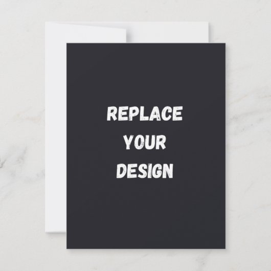 Benutzerdefiniertes schwarzes einfaches Design Fot (Vorderseite)