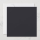Benutzerdefiniertes schwarzes einfaches Design Fot (Rückseite)