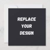 Benutzerdefiniertes schwarzes einfaches Design Fot (Vorderseite)