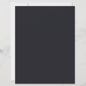 Benutzerdefiniertes schwarzes einfaches Design Fot (Rückseite)