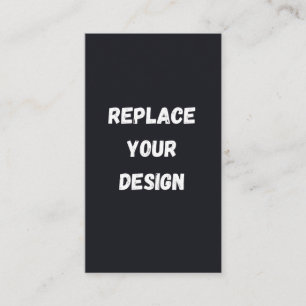 Benutzerdefiniertes schwarzes einfaches Design Fot Begleitkarte