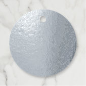 Benutzerdefiniertes schwarzes einfaches Design Fot Geschenkanhänger (Vorderseite)