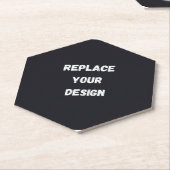 Benutzerdefiniertes schwarzes einfaches Design Fot Untersetzer (angewinkelt)