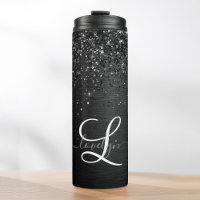Benutzerdefiniertes Schwarzes Glitzer-Sparkon-Mono