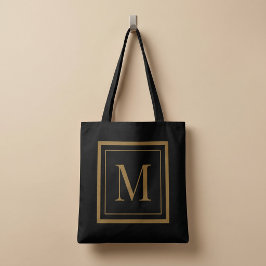 Benutzerdefiniertes schwarzes & goldenes gerahmtes tasche