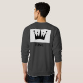 Benutzerdefiniertes schwarzes Kronenbild für King  Sweatshirt (Schwarz voll)