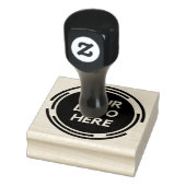 Benutzerdefiniertes Schwarzes Personalisiertes Rou Gummistempel (Stempel)