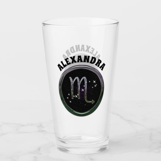 Benutzerdefiniertes Scorpio Glas (Vorderseite)