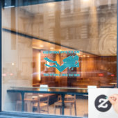 Benutzerdefiniertes Scuba Diving Fensteraufkleber (Café-Fenster)