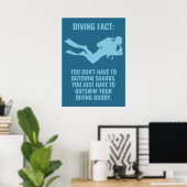 Benutzerdefiniertes Scuba Diving Poster (Heimbüro)