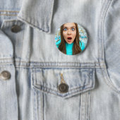 Benutzerdefiniertes Selfie | Laden Sie Ihr lustige Button (Beispiel)