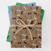 Benutzerdefiniertes Set für Hundedruckpapier Geschenkpapier Set (Beispiel)