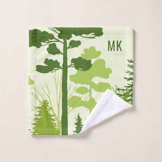 Benutzerdefiniertes Set Grünwald Handtuch (Waschlappen)