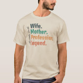 Benutzerdefiniertes Shirt der Ehefrau, Muttertag o (Vorderseite)