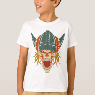 Benutzerdefiniertes Shirt des Schädels VIKING - St