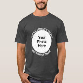 Benutzerdefiniertes Shirt mit Bild und Text (Vorderseite)