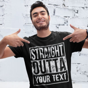 Benutzerdefiniertes Shirt mit gerader Ausgabe Vint