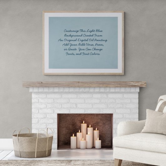 Benutzerdefiniertes Sign Hochladen von eigenen Wör Poster