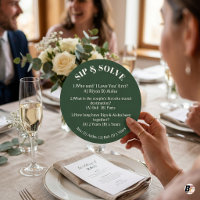 Benutzerdefiniertes "Sip and Solve" Paare Trivia H