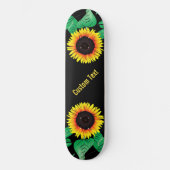 Benutzerdefiniertes Skateboard mit Sonnenblumen (Vorderseite)