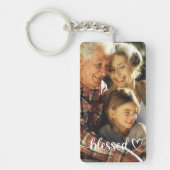 Benutzerdefiniertes Skript-Foto Schlüsselanhänger (Vorderseite)