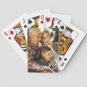 Benutzerdefiniertes Skript-Foto Spielkarten (Rückseite)