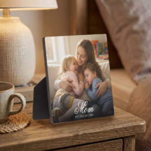 Benutzerdefiniertes Skript für Mama Etabliert Eleg Fotoplatte