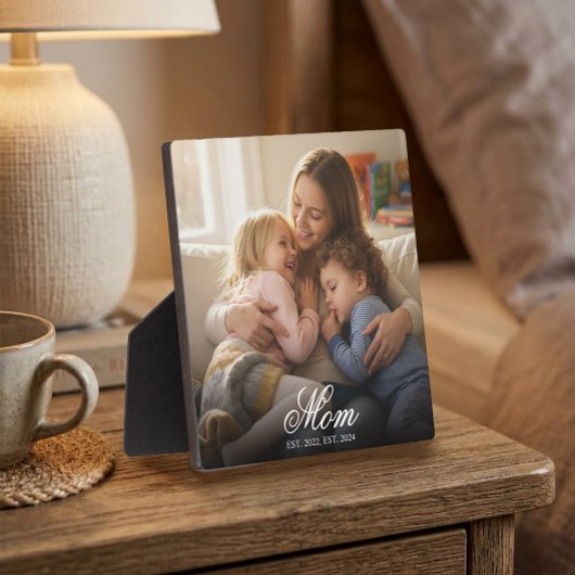 Benutzerdefiniertes Skript für Mama Etabliert Eleg Fotoplatte