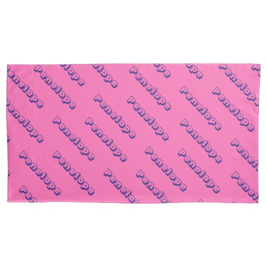 Benutzerdefiniertes Skript mit beliebigem Farbname Kissenbezug (Vorderseite-Links)