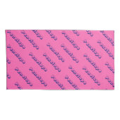 Benutzerdefiniertes Skript mit beliebigem Farbname Kissenbezug (Rückseite-Rechts)