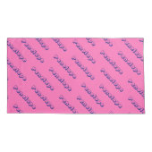 Benutzerdefiniertes Skript mit beliebigem Farbname Kissenbezug (Rückseite-Links)