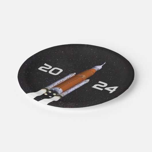 Benutzerdefiniertes SLS-Platzhalterprüfungspapier Pappteller (Schrägansicht)