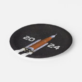 Benutzerdefiniertes SLS-Platzhalterprüfungspapier Pappteller (Schrägansicht)