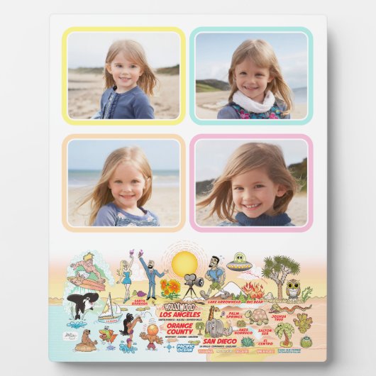 Benutzerdefiniertes SoCal 8x10 - 4 hoch Fotoplatte (Vorderseite)