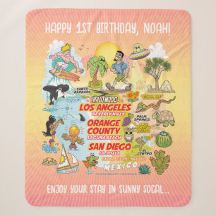 Benutzerdefiniertes SoCal-Paradies Sherpadecke