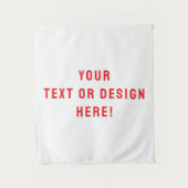 Benutzerdefiniertes Solid-White-Tapestry - Persona Wandteppich (Vorderseite)