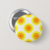 Benutzerdefiniertes Sonnenblumenmuster Button (Vorne & Hinten)