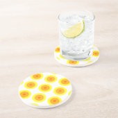 Benutzerdefiniertes Sonnenblumenmuster Getränkeuntersetzer (Seite)