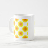 Benutzerdefiniertes Sonnenblumenmuster Kaffeetasse (Vorderseite Links)