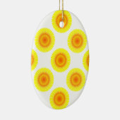 Benutzerdefiniertes Sonnenblumenmuster Keramikornament (Rechts)