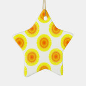 Benutzerdefiniertes Sonnenblumenmuster Keramikornament (Rechts)