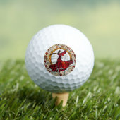 Benutzerdefiniertes Spanien Urlaubs Souvenir Golfball (Insitu T-Shirt)