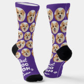 Benutzerdefiniertes Spaß-Hund-MUTTER-Süßes Muster Socken (Gewinkelt)