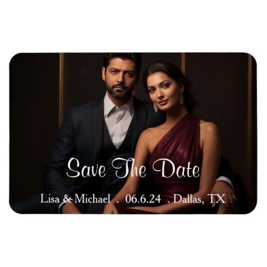 Benutzerdefiniertes Speichern des Datumsfensters Magnet (Horizontal)