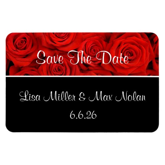 Benutzerdefiniertes Speichern des Datumsfensters Magnet (Horizontal)