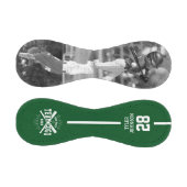 Benutzerdefiniertes Spieler-Team-Logo 2 Foto Grün Baseball (Paneele)