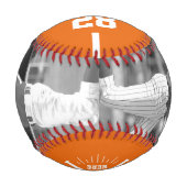 Benutzerdefiniertes Spieler-Team-Logo 2 Foto Orang Baseball (Vorderseite)