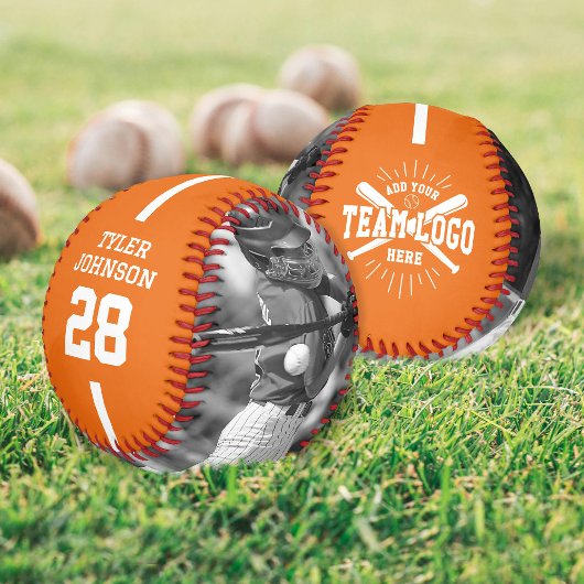 Benutzerdefiniertes Spieler-Team-Logo 2 Foto Orang Baseball