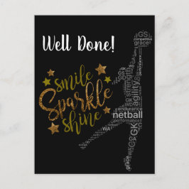 Benutzerdefiniertes Spielerthema gut Handling Netb Postkarte