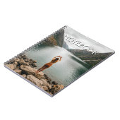 Benutzerdefiniertes Spiral-Foto und TextNotebook Notizblock (Linke Seite)